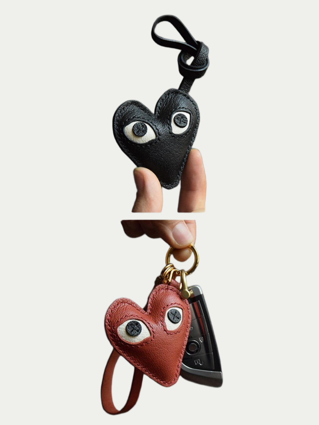 love bag charm gift
luxury handmade gift set
French sheepskin handmade keychain