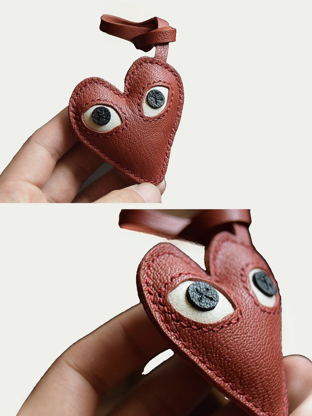 love bag charm gift
luxury handmade gift set
French sheepskin handmade keychain