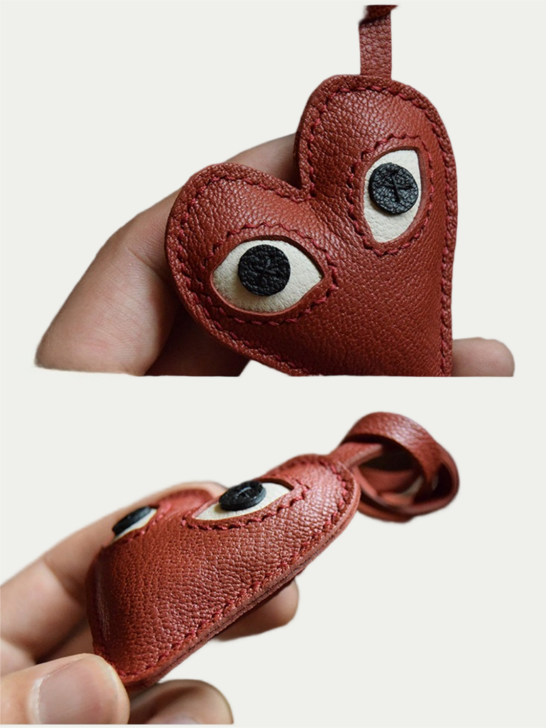 love bag charm gift
luxury handmade gift set
French sheepskin handmade keychain