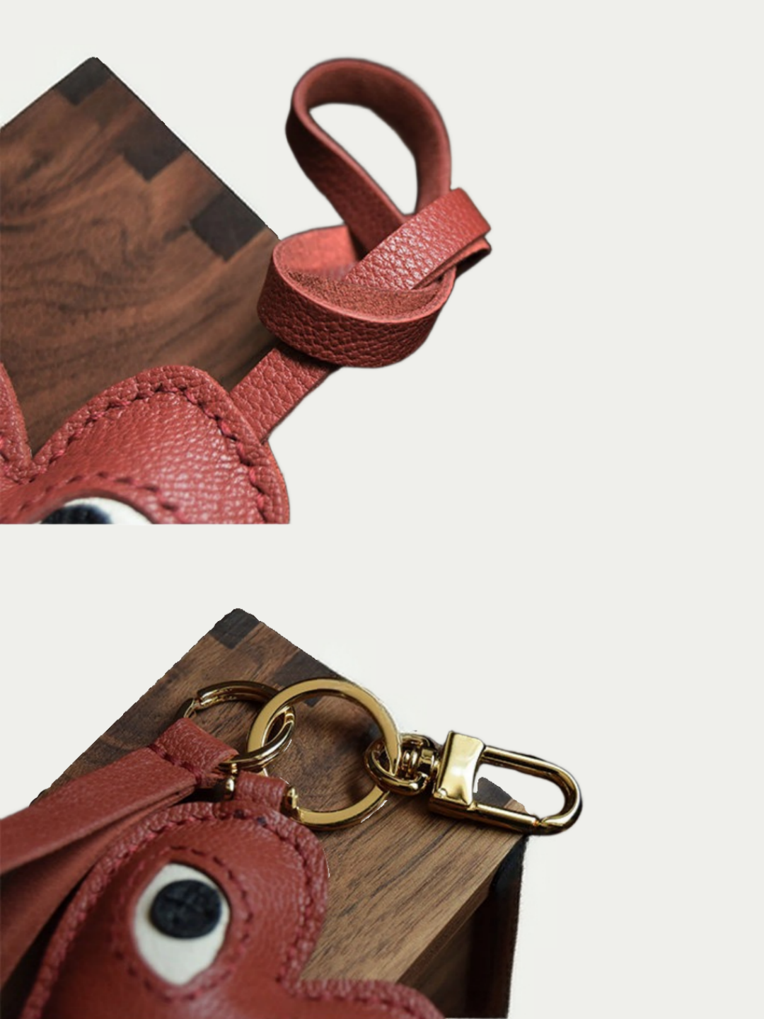 love bag charm gift
luxury handmade gift set
French sheepskin handmade keychain