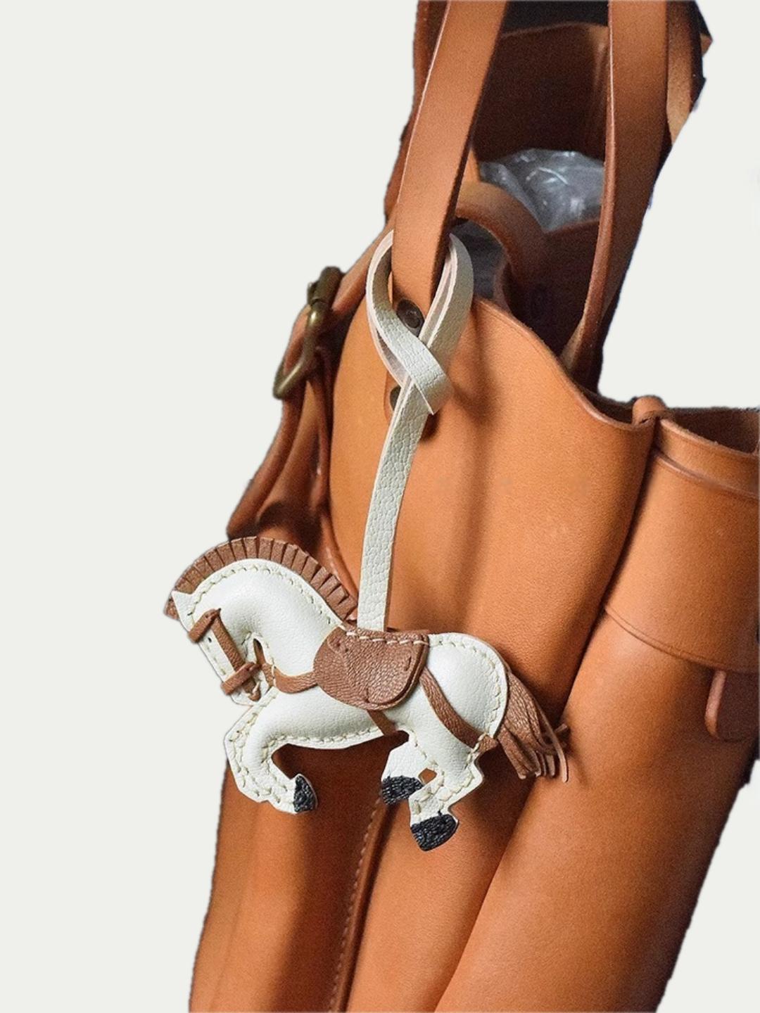 Mustang bag charm
French sheepskin keychain
handmade mustang charm
fashion bag accessory
gift for bag lovers
 sheepskin keychain
handmade bag charm
 mustang keychain gift
 chic coordination accessory