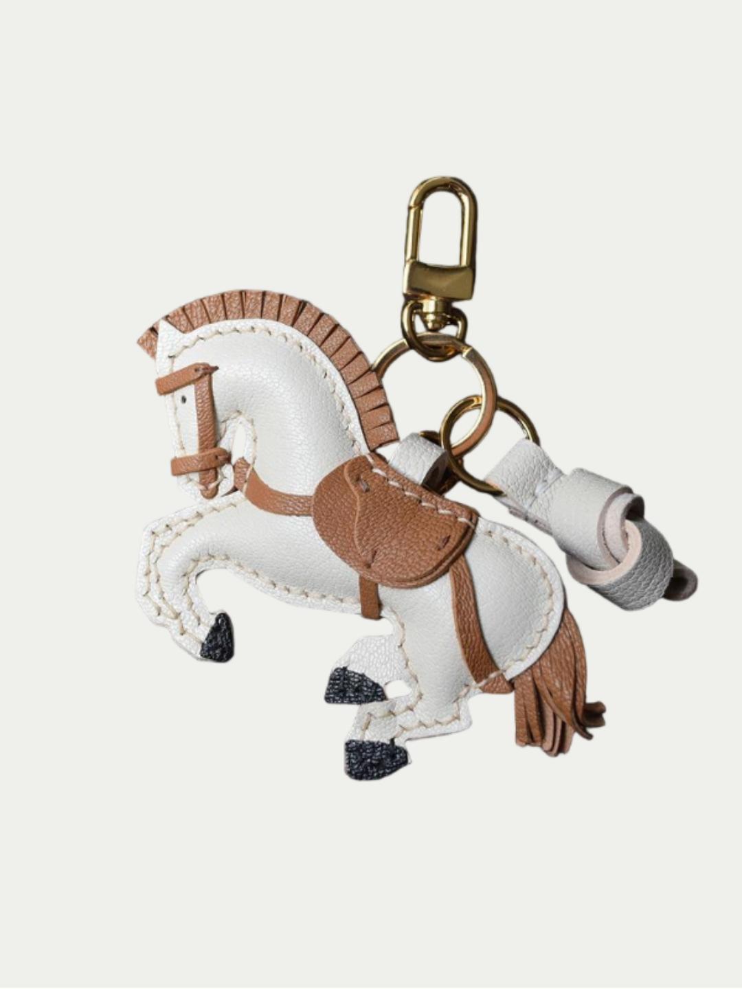 Mustang bag charm
French sheepskin keychain
handmade mustang charm
fashion bag accessory
gift for bag lovers
 sheepskin keychain
handmade bag charm
 mustang keychain gift
 chic coordination accessory