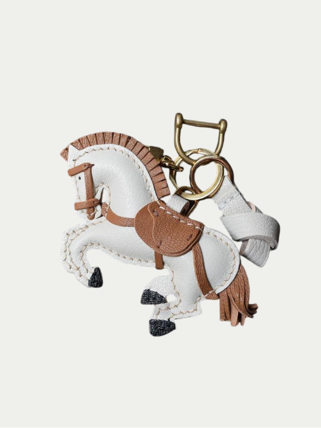 Mustang bag charm
French sheepskin keychain
handmade mustang charm
fashion bag accessory
gift for bag lovers
 sheepskin keychain
handmade bag charm
 mustang keychain gift
 chic coordination accessory