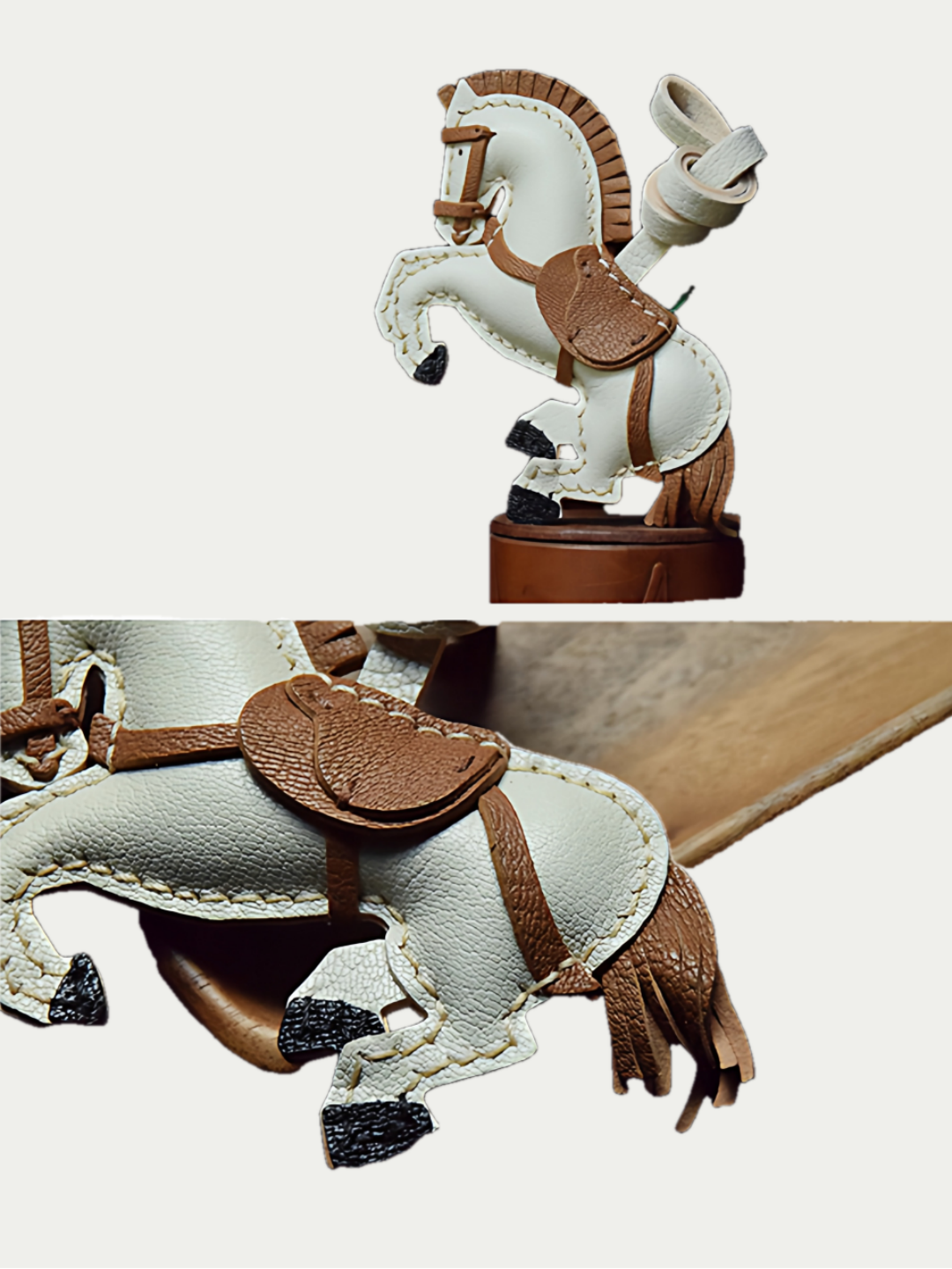 Mustang bag charm
French sheepskin keychain
handmade mustang charm
fashion bag accessory
gift for bag lovers
 sheepskin keychain
handmade bag charm
 mustang keychain gift
 chic coordination accessory