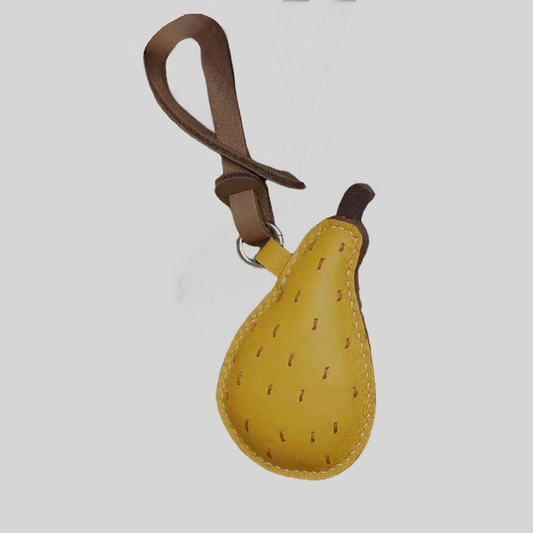 orange pear bag charm
fruit themed bag accessory gift
orange fruit keychain for bags
unique fruit bag charm birthday gift
