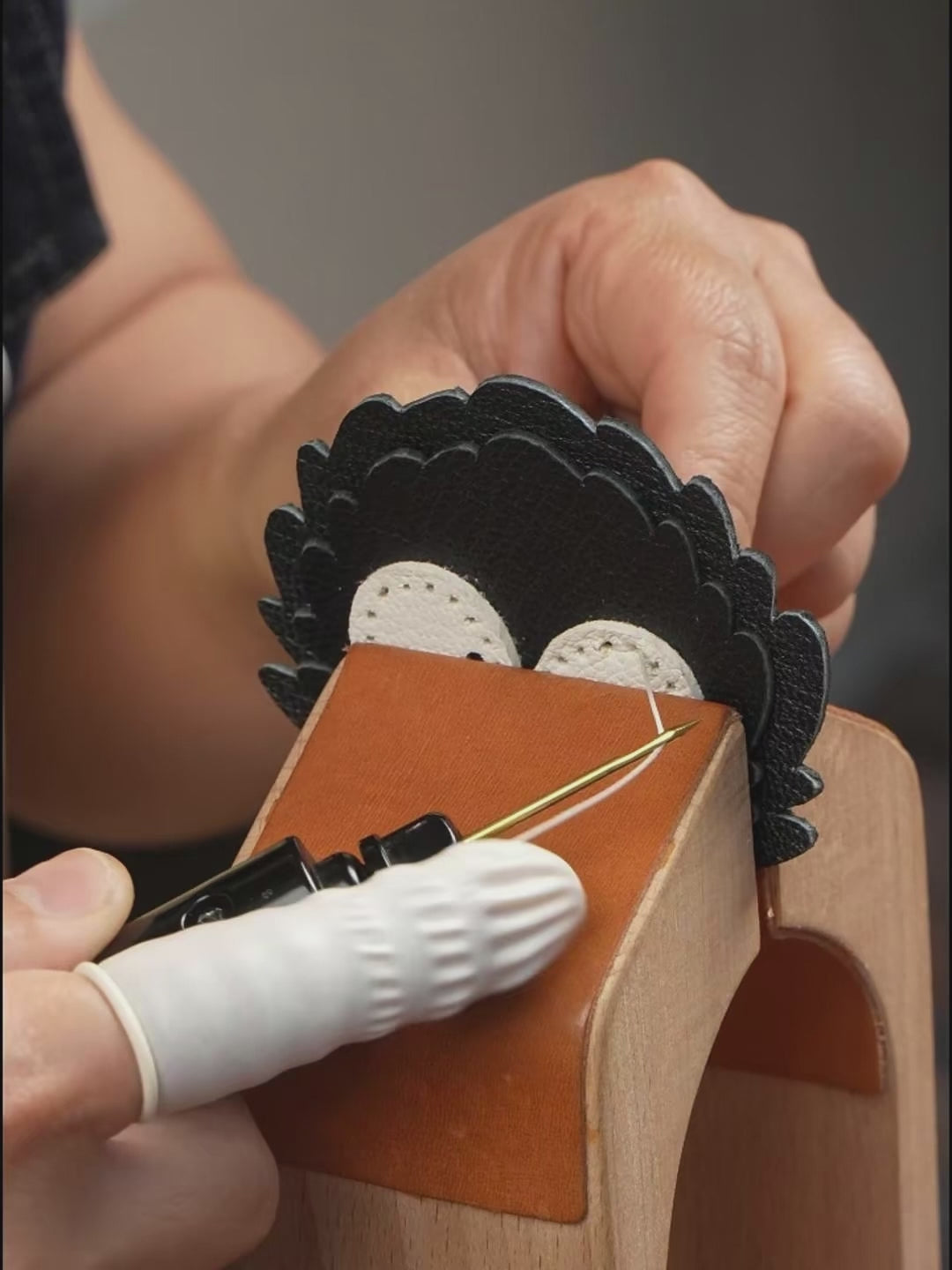 BLACK COAL BALLS CHARM