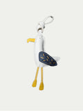 seagull bag charm gift
luxury handmade gift set
French sheepskin handmade keychain