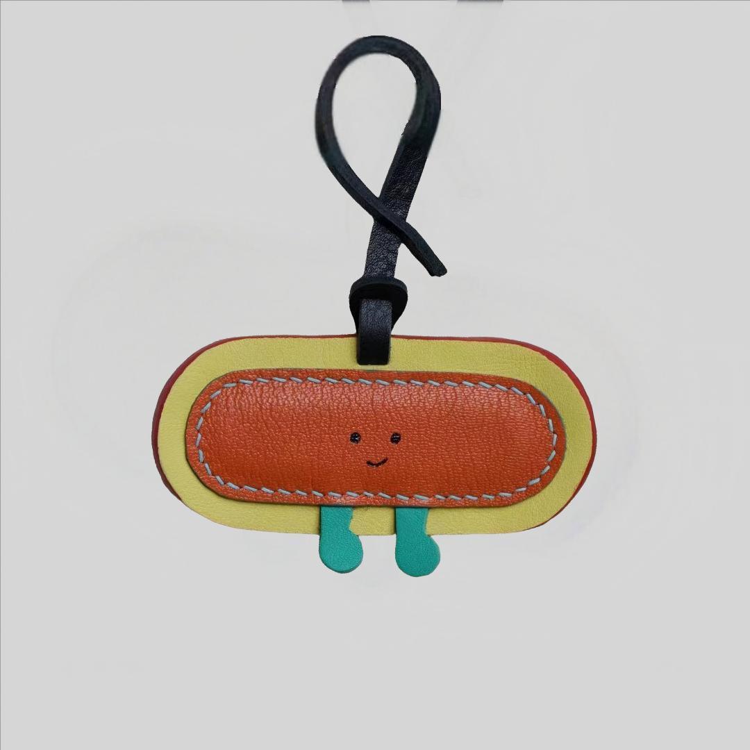 Orange yellow skateboard ornament
Unique birthday gift 
Kawaii  gift for kids
﻿