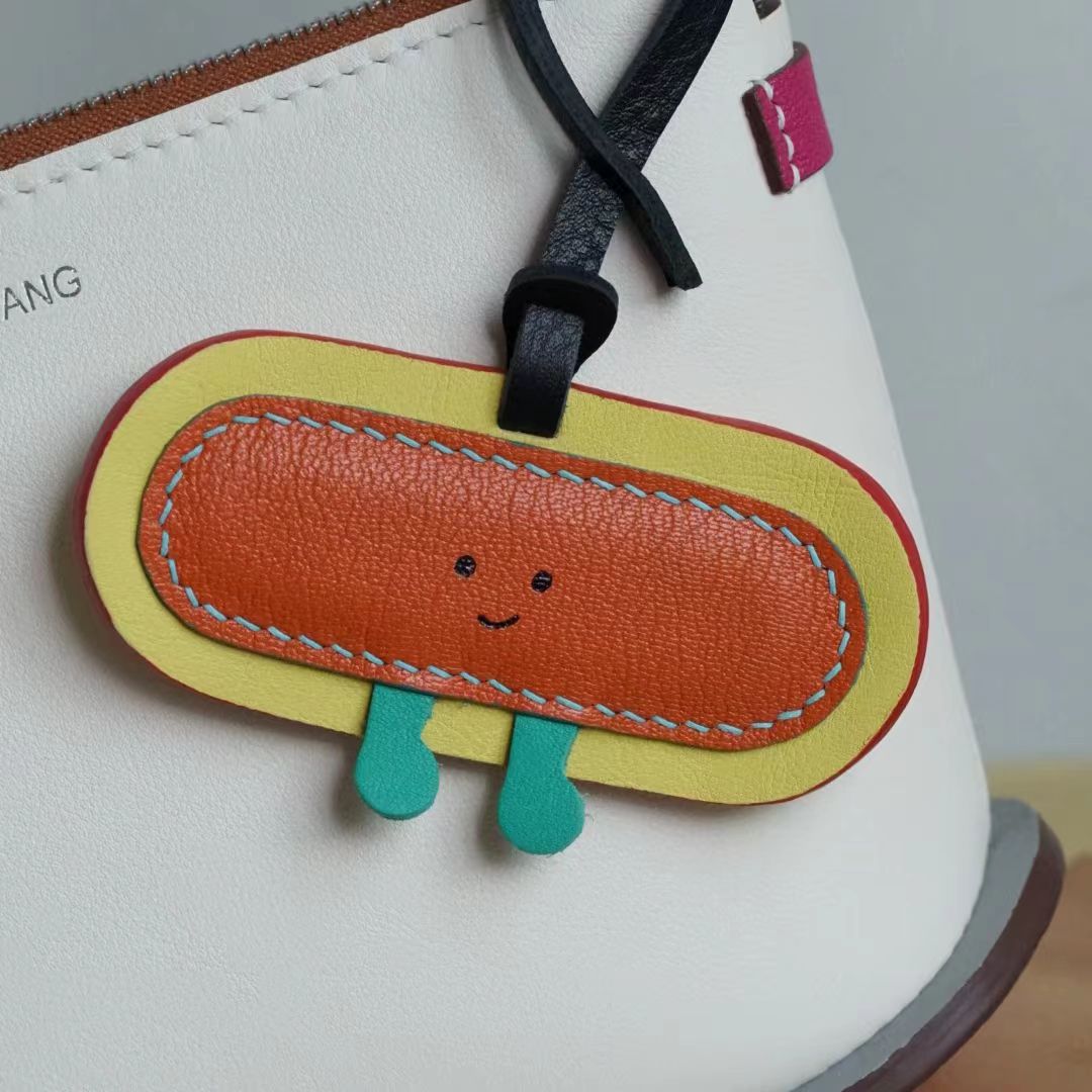 Orange yellow skateboard ornament
Unique birthday gift 
Kawaii  gift for kids