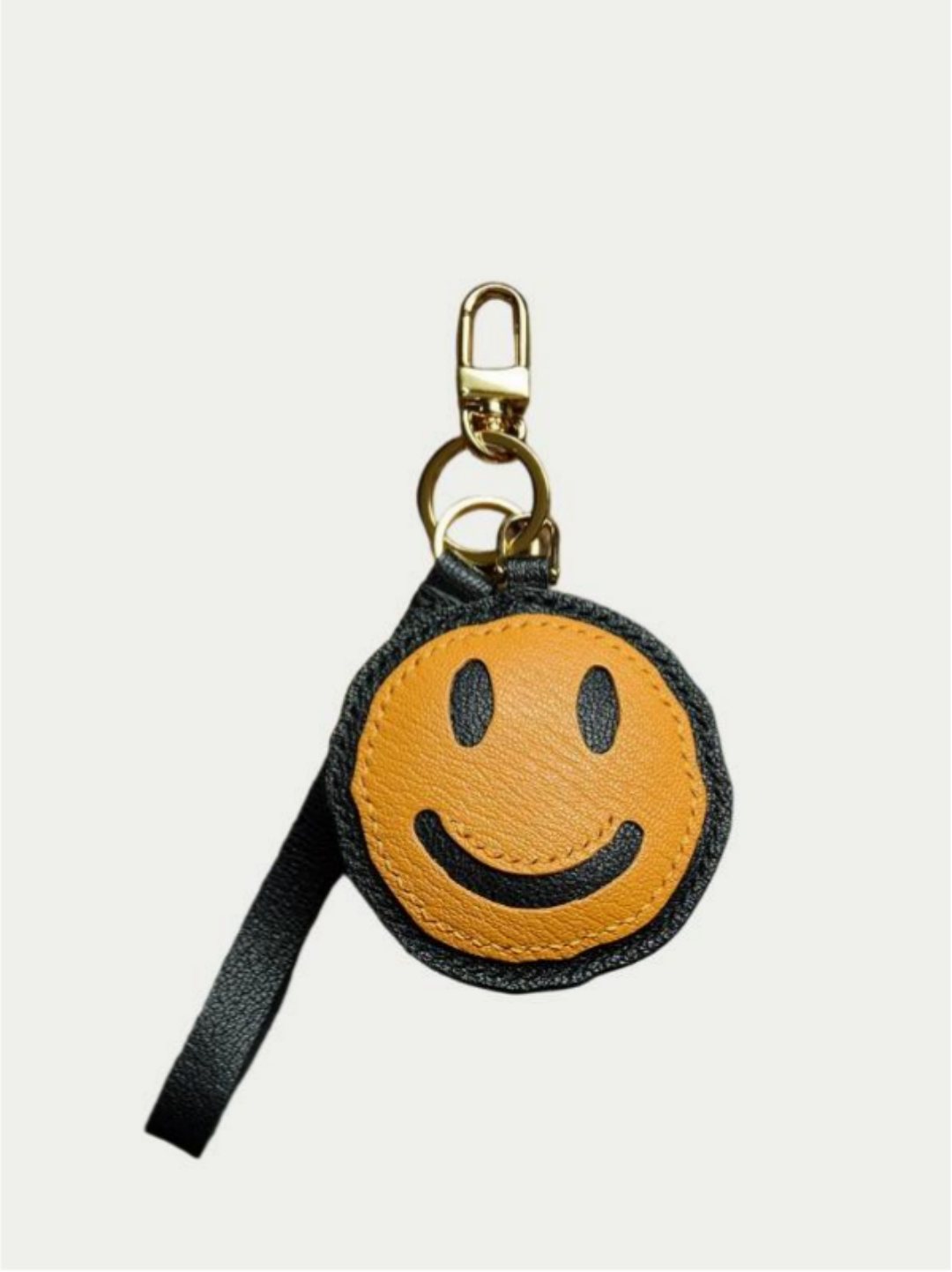smiling face  bag charm gift
luxury handmade gift set
French sheepskin handmade keychain