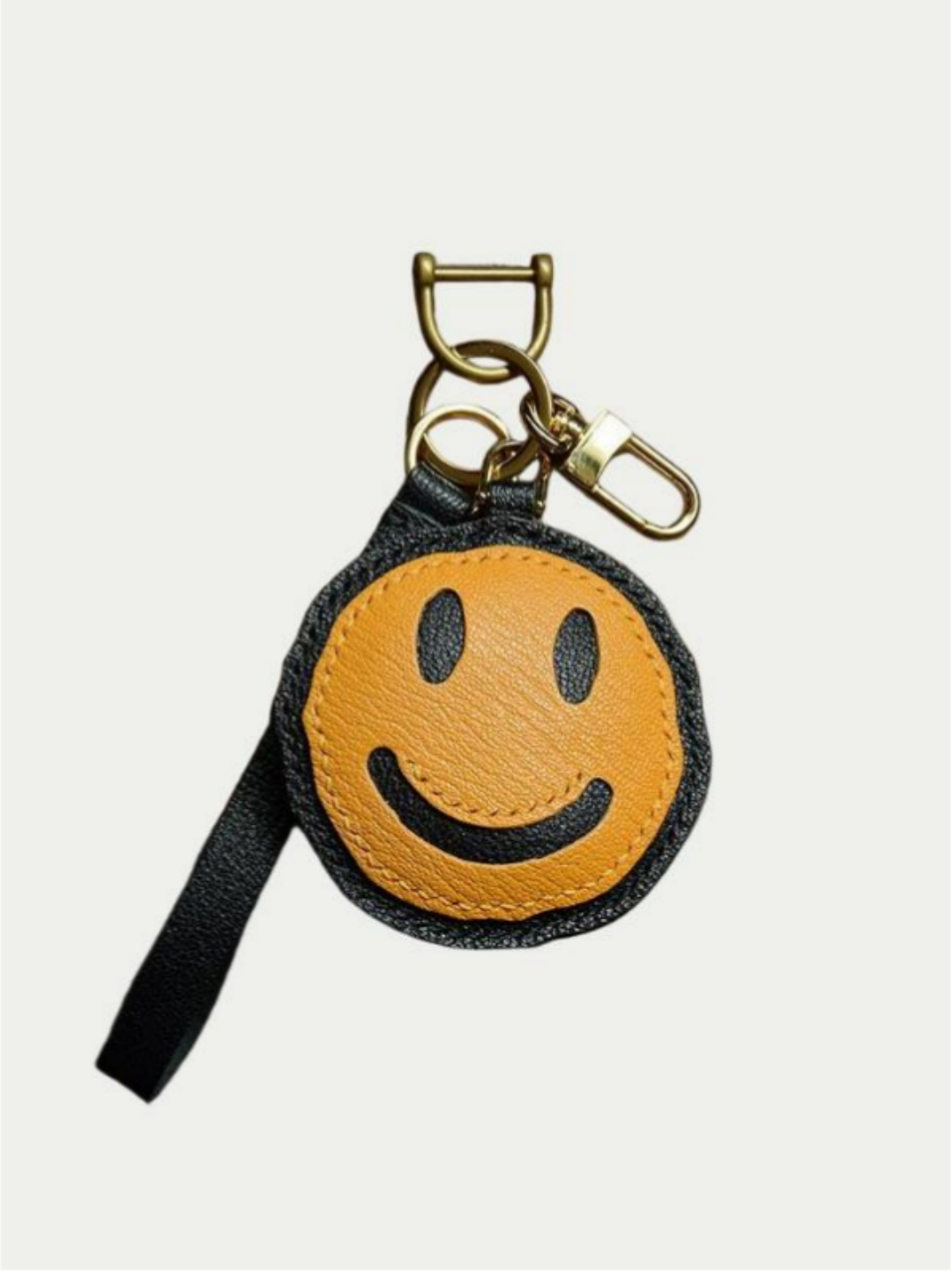 smiling face  bag charm gift
luxury handmade gift set
French sheepskin handmade keychain