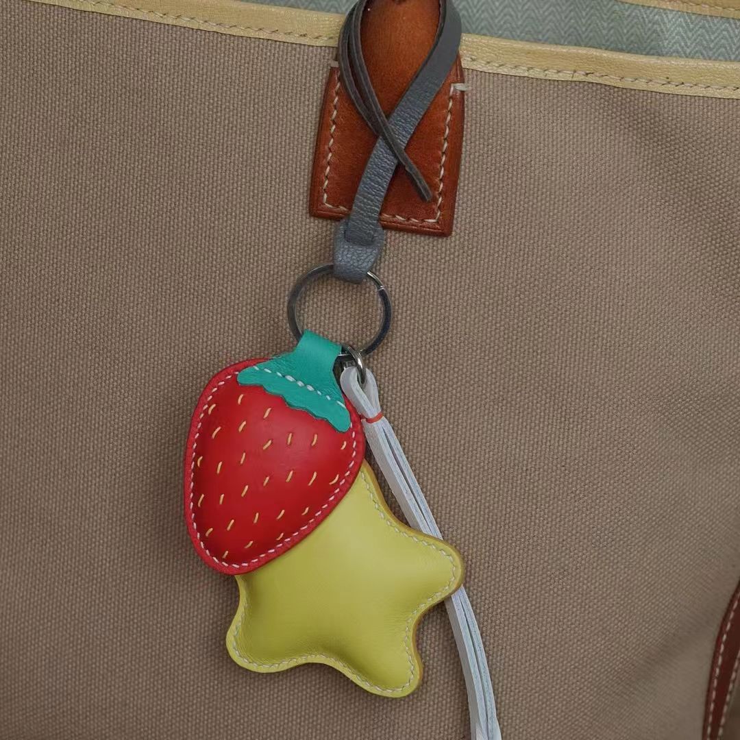strawberry bag charm gift
keychain
birthday gift
Christmas gift