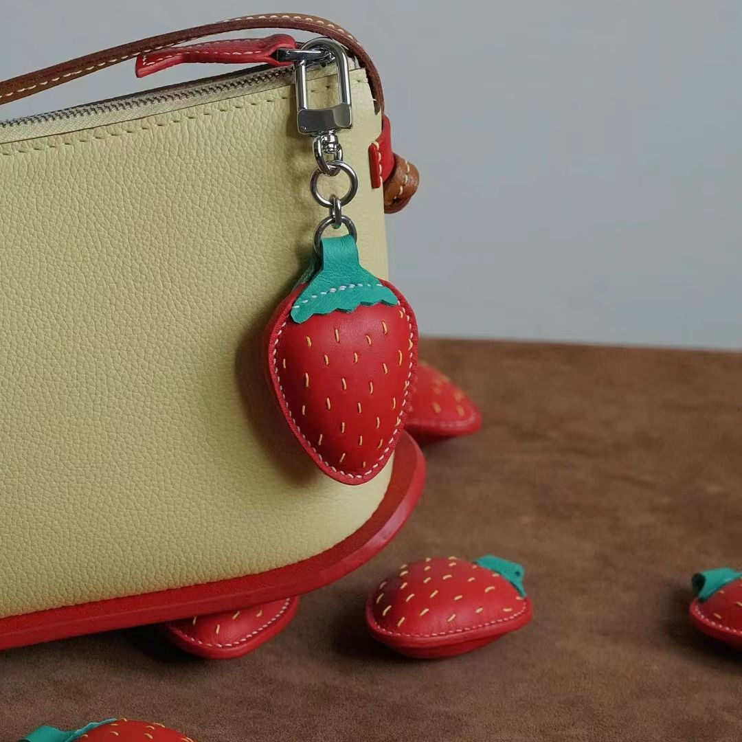 strawberry bag charm gift
keychain
birthday gift
Christmas gift