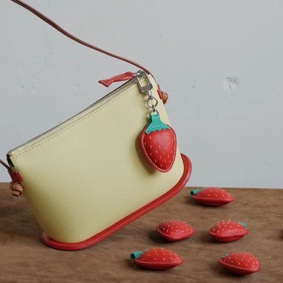 strawberry bag charm gift
keychain
birthday gift
Christmas gift