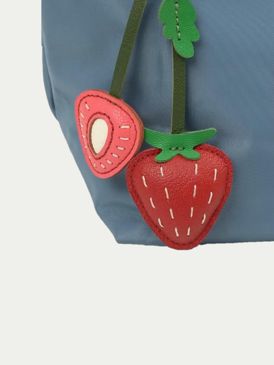 Handmade Strawberry Bag Charm, 
Genuine Lambskin Strawberry Keychain
Genuine Leather Strawberry Charm, 
French Lambskin Strawberry Pendant, 
Cute Strawberry Bag Accessory, 
Minimalist Strawberry Keychain
Strawberry Lover Gift, 
Cute Fruit Keychain, 
Handmade Leather Gift for Her,
 Aesthetic Strawberry Charm, 
Sweet Strawberry Pendant Gift
Strawberry Bag Pendant, 
Cute Fruit Bag Charm, 
Leather Food Keychain, 
Handmade Fruit Gift
﻿