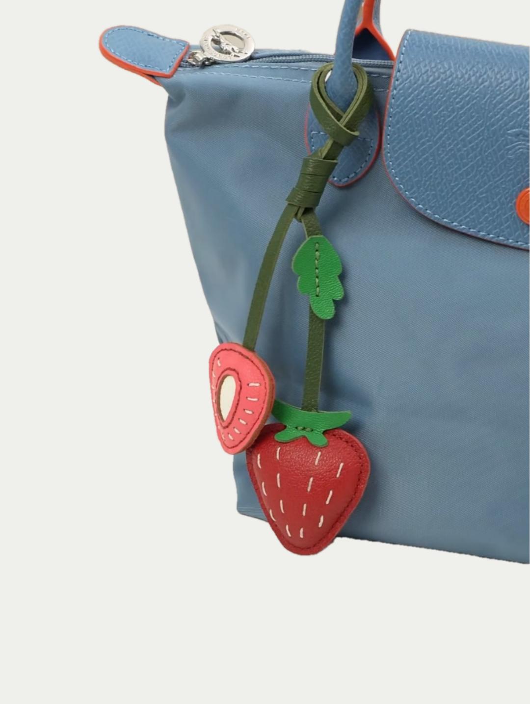 Handmade Strawberry Bag Charm, 
Genuine Lambskin Strawberry Keychain
Genuine Leather Strawberry Charm, 
French Lambskin Strawberry Pendant, 
Cute Strawberry Bag Accessory, 
Minimalist Strawberry Keychain
Strawberry Lover Gift, 
Cute Fruit Keychain, 
Handmade Leather Gift for Her,
 Aesthetic Strawberry Charm, 
Sweet Strawberry Pendant Gift
Strawberry Bag Pendant, 
Cute Fruit Bag Charm, 
Leather Food Keychain, 
Handmade Fruit Gift
﻿
