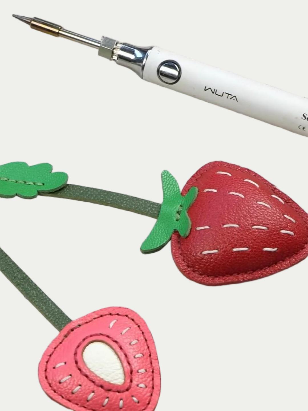 Handmade Strawberry Bag Charm, 
Genuine Lambskin Strawberry Keychain
Genuine Leather Strawberry Charm, 
French Lambskin Strawberry Pendant, 
Cute Strawberry Bag Accessory, 
Minimalist Strawberry Keychain
Strawberry Lover Gift, 
Cute Fruit Keychain, 
Handmade Leather Gift for Her,
 Aesthetic Strawberry Charm, 
Sweet Strawberry Pendant Gift
Strawberry Bag Pendant, 
Cute Fruit Bag Charm, 
Leather Food Keychain, 
Handmade Fruit Gift
﻿