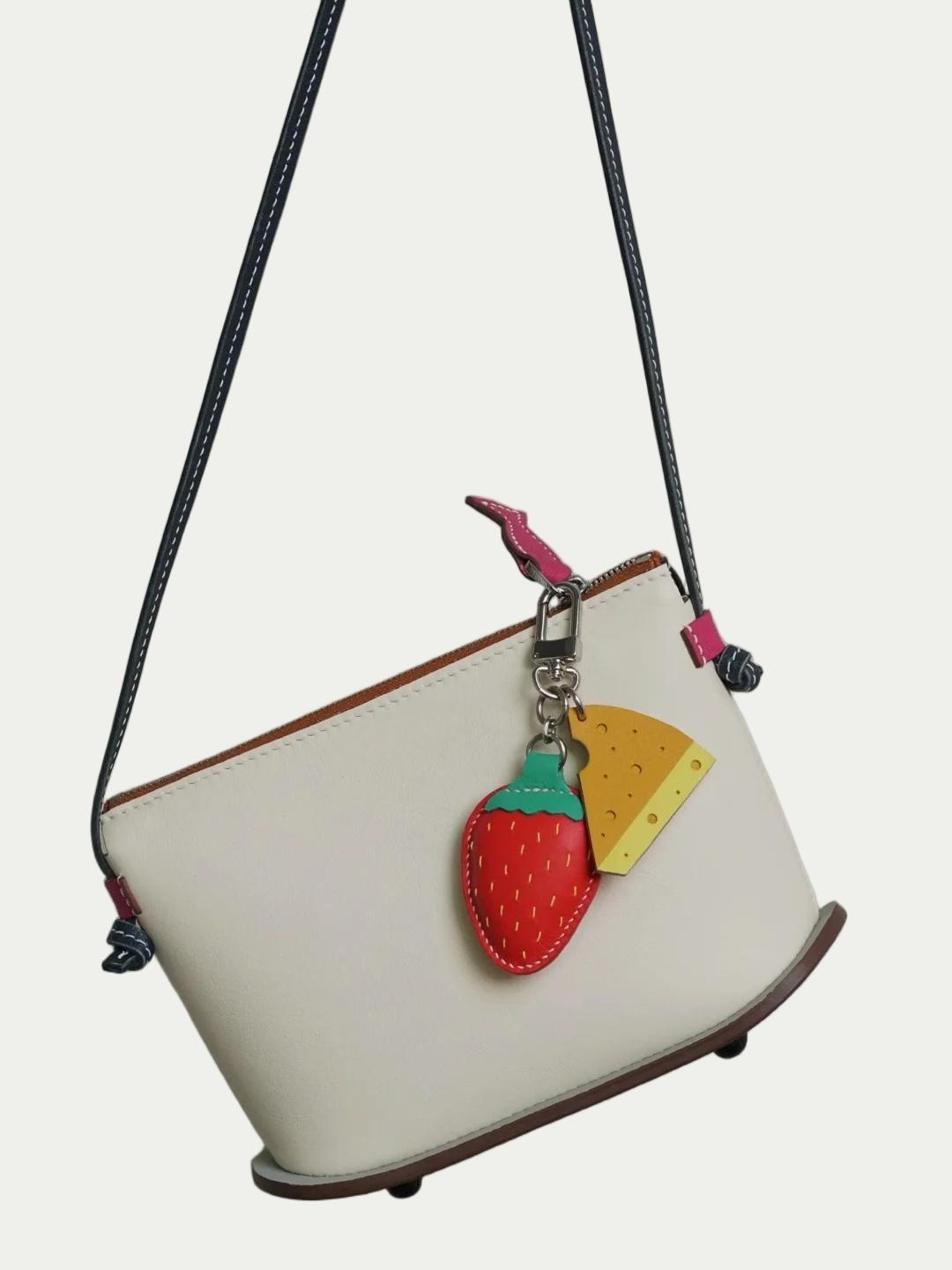 strawberry bag charm gift
keychain
birthday gift
Christmas gift